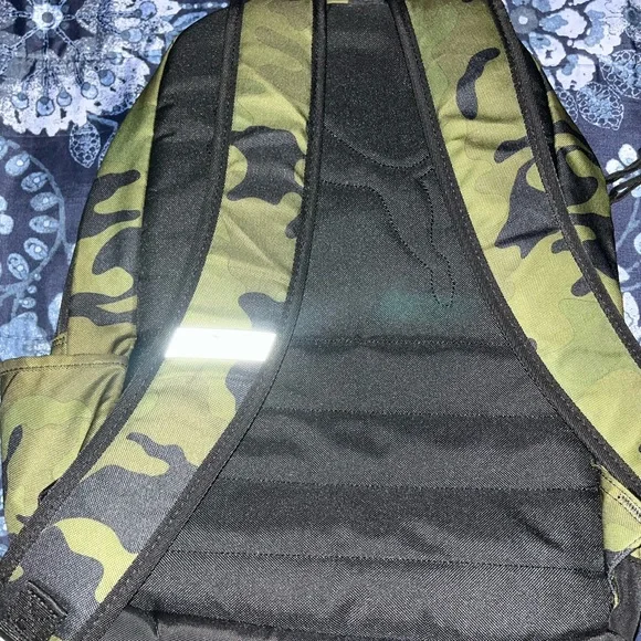 Puma Green and Black Camouflage Backpack